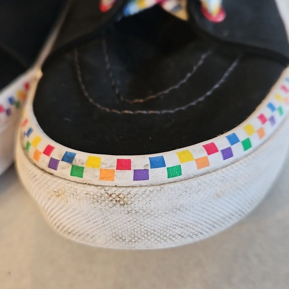 Vans Junior High Top Rainbow Sneakers